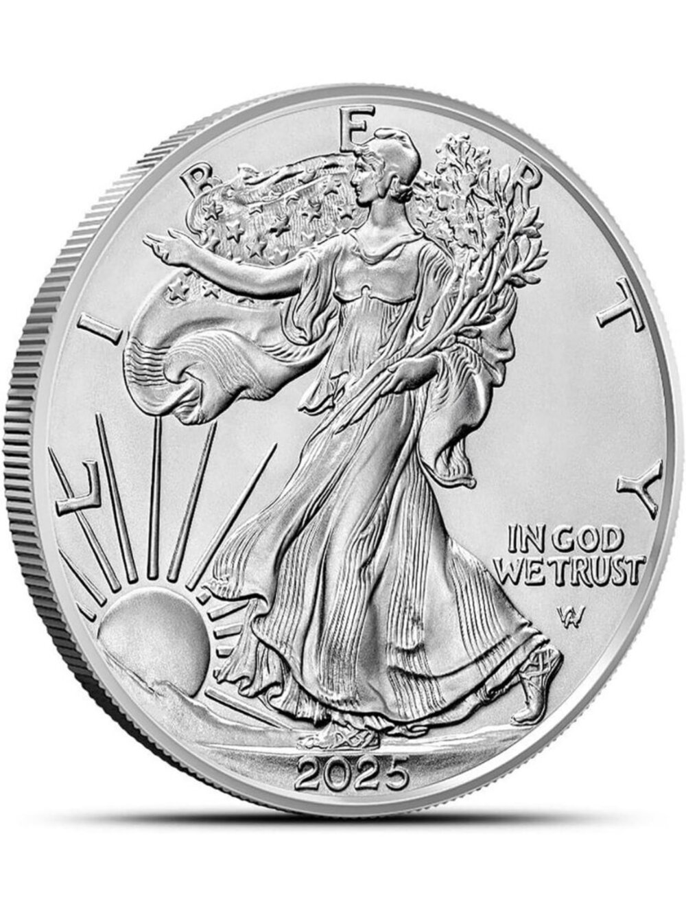 2025 - American Silver Eagle .999 Fine Silver with our Smyrnacoin Certificate of